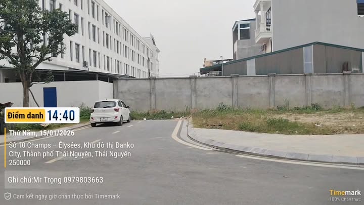 Đất nền lô góc 101,4m² tại Danko City Thái Nguyên - Giá chỉ 3 tỷ, không lo ngập lụt!