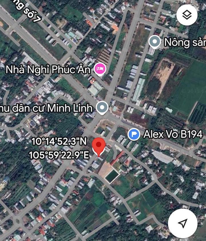 Đất nền Khu đô thị Minh Linh, Vĩnh Long 119.8m² giá 1.35 tỷ - Cơ hội đầu tư hấp dẫn!