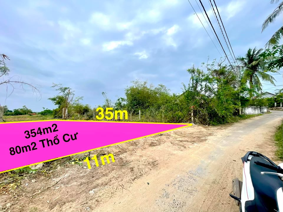 Đất thổ cư 80m² tại Khu Phố Thọ Lâm, Phường Hoà Hiệp, 980 triệu - Cơ hội đầu tư tuyệt vời!