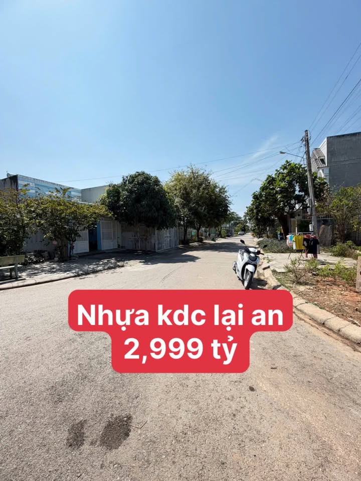 Bán đất thổ cư 160m² KDC Lại An - 2 mặt tiền nhựa giá 2.999 tỷ