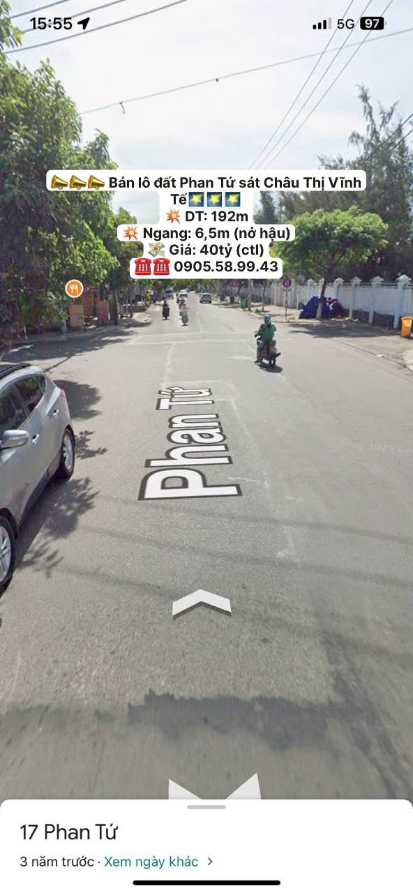 Đất nền Phan Tứ, Ngũ Hành Sơn 192m² giá 40 tỷ - Cơ hội đầu tư tuyệt vời!