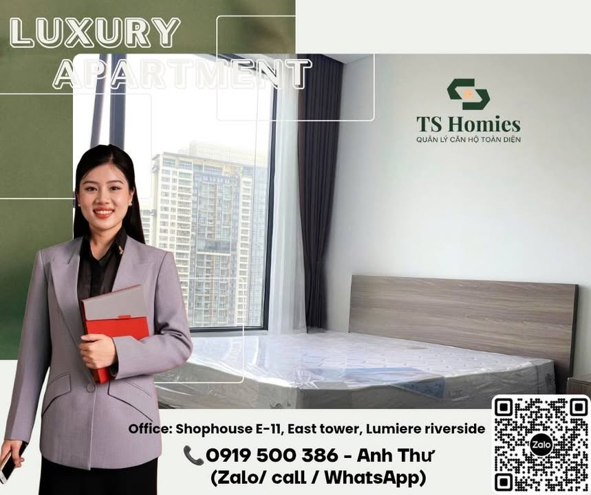 Căn hộ Lumiere Riverside Thủ Đức 68m² giá 30 triệu - Cho thuê ngay, giá tốt!