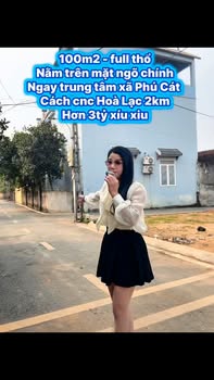 Đất nền 100m² tại xã Phú Cát, huyện Quốc Oai, chỉ 3.5 tỷ - Tiềm năng phát triển cao!