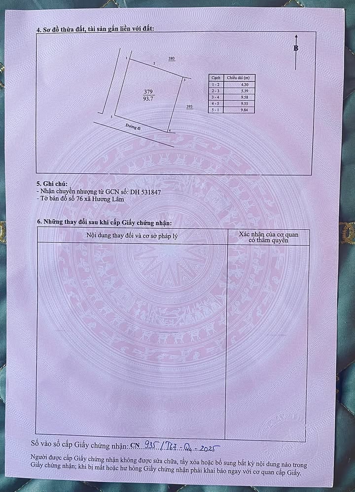 Đất nền lô góc Nội Hương, Hương Lâm, 93m² chỉ 1 tỷ - Đầu tư sinh lời ngay!