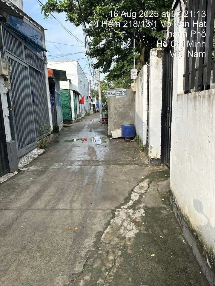 Nhà cấp 4 hẻm 218 Võ Văn Hát, 72m² giá 1.5 tỷ - Sổ chung, nguồn gốc rõ ràng!