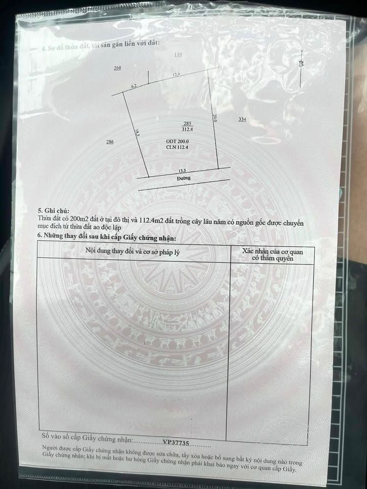 Đất nền mặt tiền rộng 312,4m² An Duyên, Vụ Bản - Cơ hội đầu tư hấp dẫn!