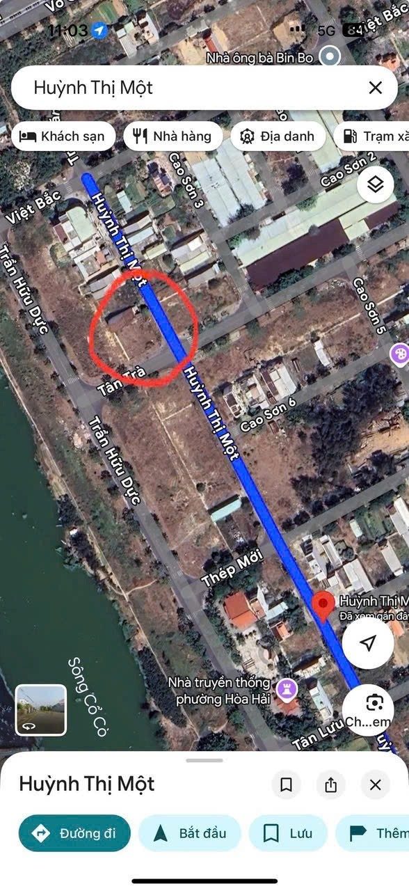 Đất nền góc 2 mặt tiền đường Huỳnh Thị Mót 200m² giá 15 tỷ - View sông Cổ Cò tuyệt đẹp!