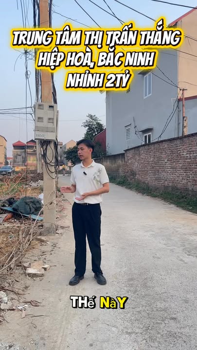 Lô đất 100m² tại Thị trấn Thắng, Bắc Giang giá chỉ 2 tỷ - Đầu tư sinh lời ngay!