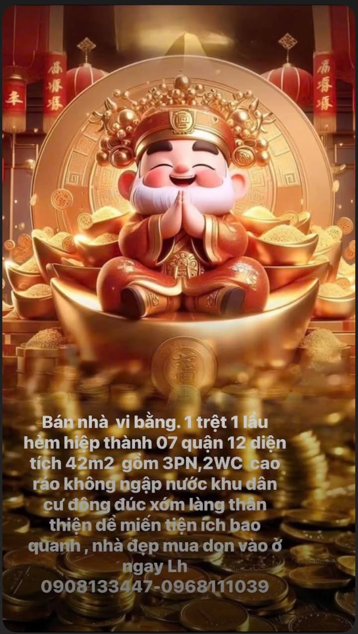 Nhà hẻm Hiệp Thành 07, Quận 12, 42m² - Không gian sống tuyệt vời cho gia đình!