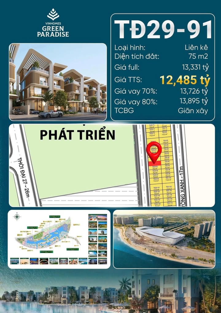 Townhouse TDX16-24 Thủ Đức 321m² giá 49.254 tỷ - Không gian sống đẳng cấp