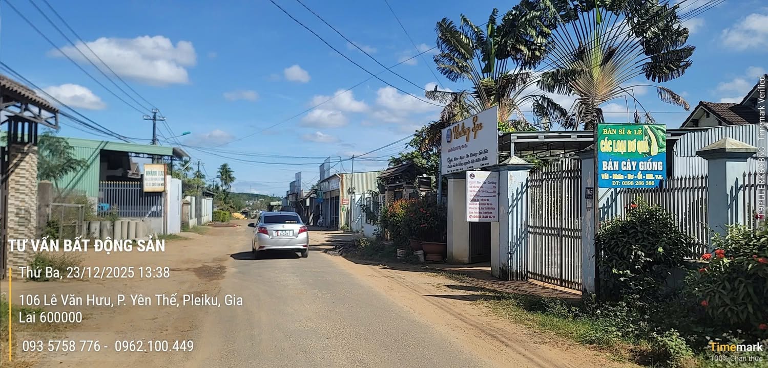 Đất Hẻm Chính Lê Văn Hưu, Phường Thống Nhất 170m² giá 600 triệu - Sổ đỏ chính chủ!