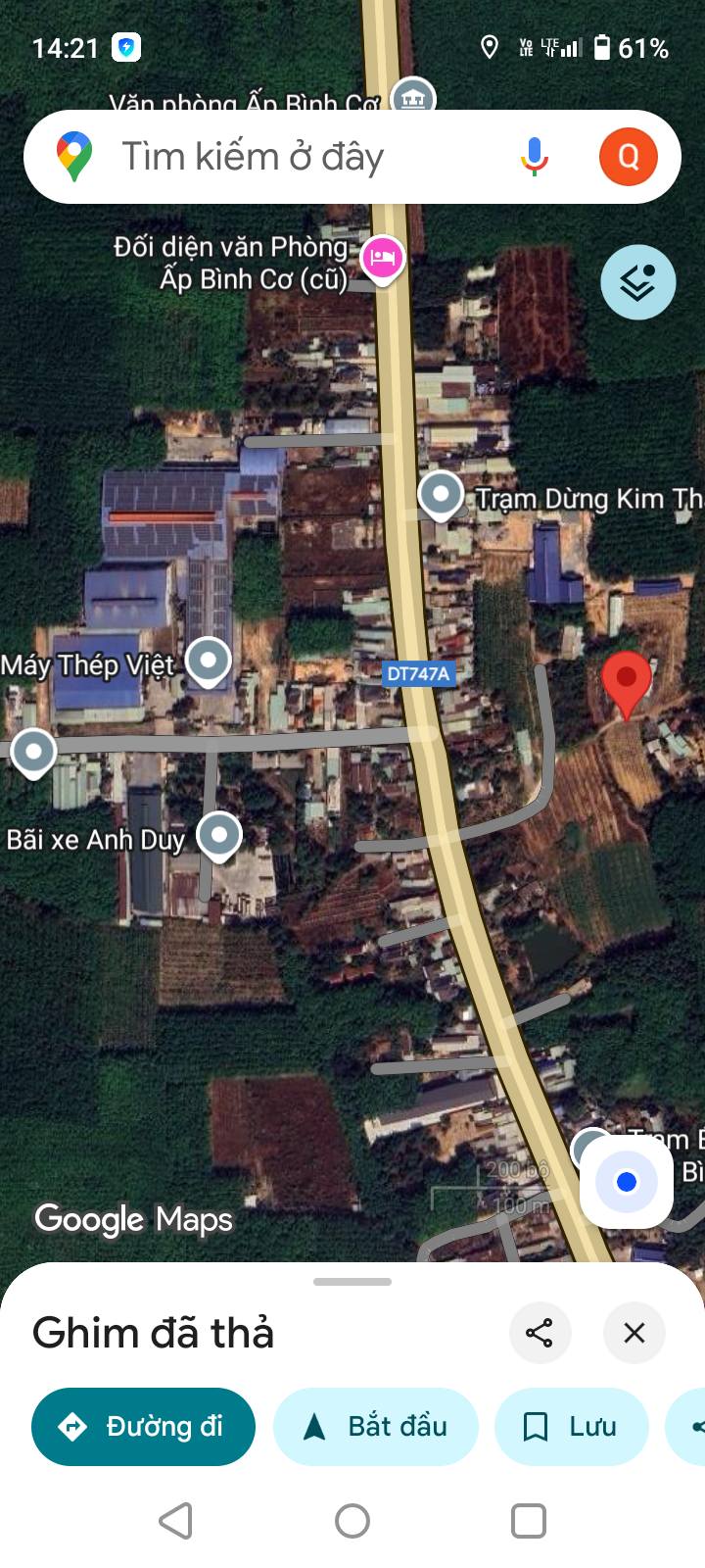 Lô đất thổ cư 697m² ĐT 747, Q6 - Sát khu vực phát triển, giá chỉ 4 tỷ!