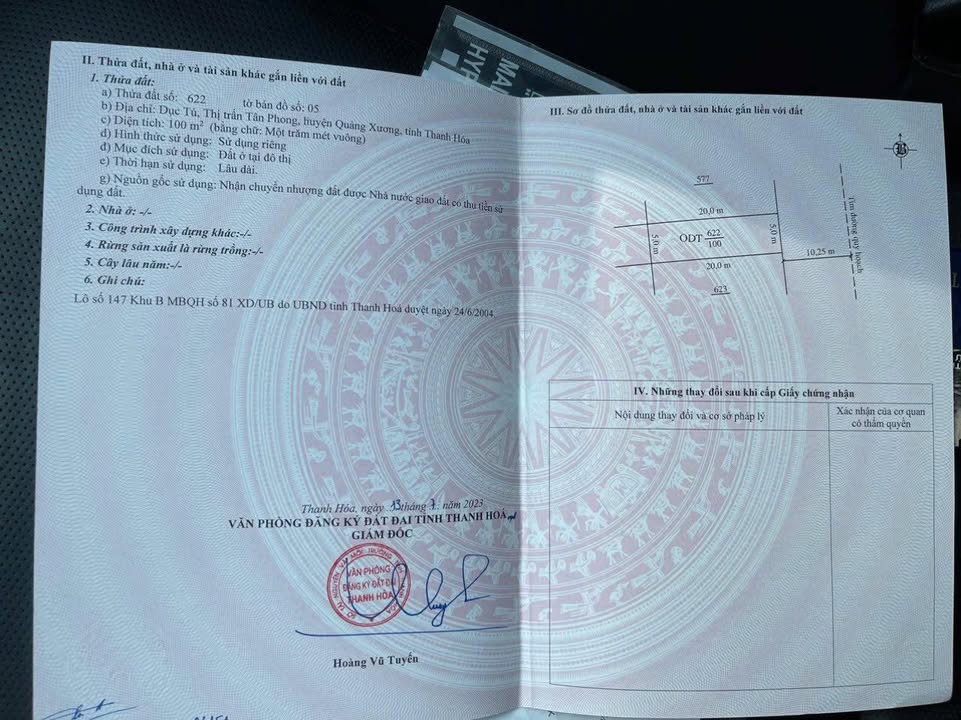 Đất nền đường đôi MB81 Tân Phong 100m² - Hướng Đông, giá thỏa thuận!