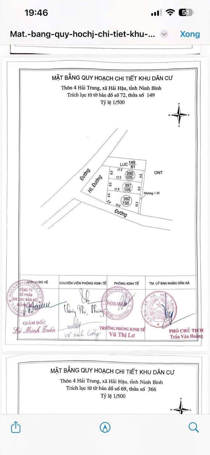 Đất nền đấu giá Xã Hải Trung, 105m² chỉ 1.3 tỷ - Pháp lý rõ ràng, vị trí thuận lợi!