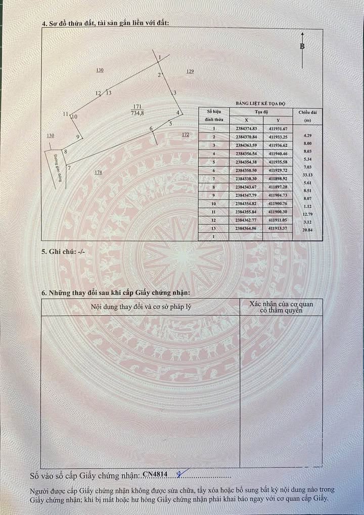 Đất nền trung tâm xã Vạn Phú, 734.8m² giá 1 tỷ - Cơ hội đầu tư hiếm có!
