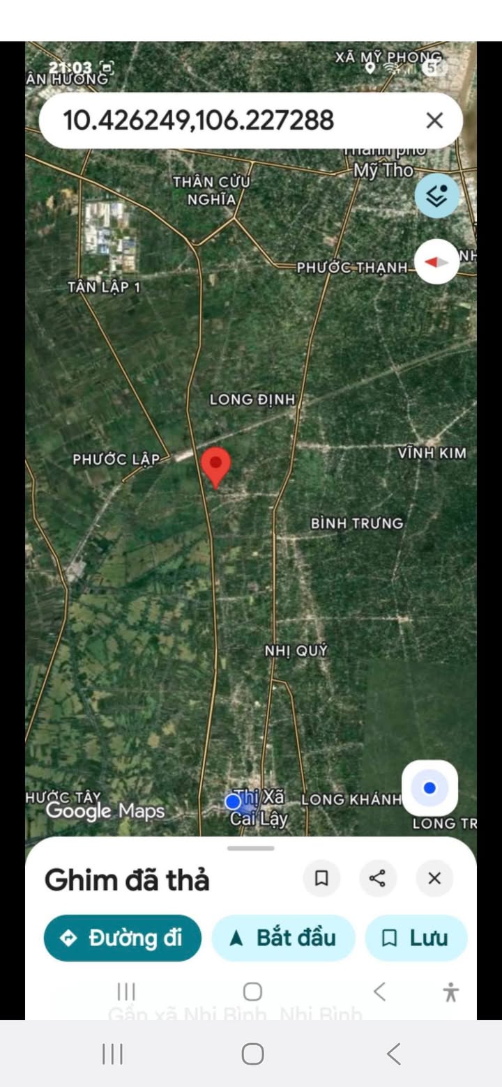 Đất nền mặt tiền nhựa xã Nhị Bình 129m² giá 600 triệu - Cơ hội đầu tư hấp dẫn!