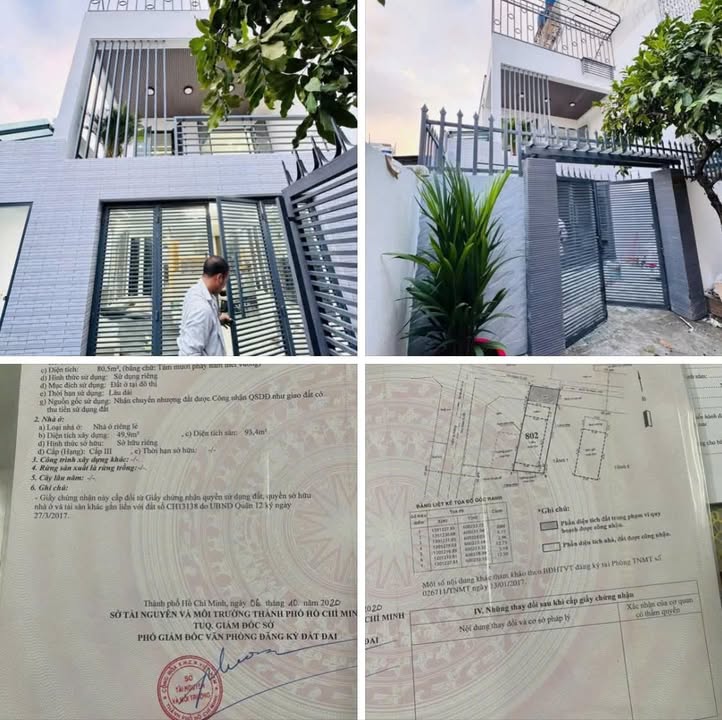 Nhà đẹp Gò Vấp 80m² giá 4.96 tỷ - Full nội thất, sẵn sàng ở ngay!