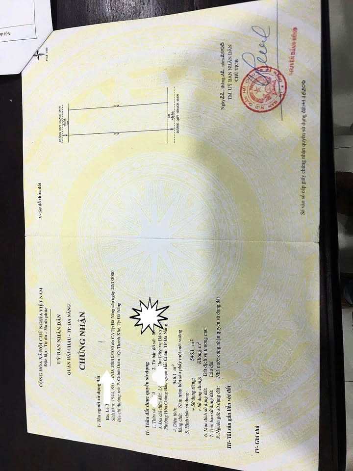 Đất nền Đảo Xanh Hải Châu 546m² giá chỉ 65.52 tỷ - Cơ hội vàng đầu tư!