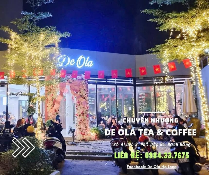 Quán cà phê De Ola Tea & Coffee Hạ Long - Cho thuê với vị trí đắc địa!