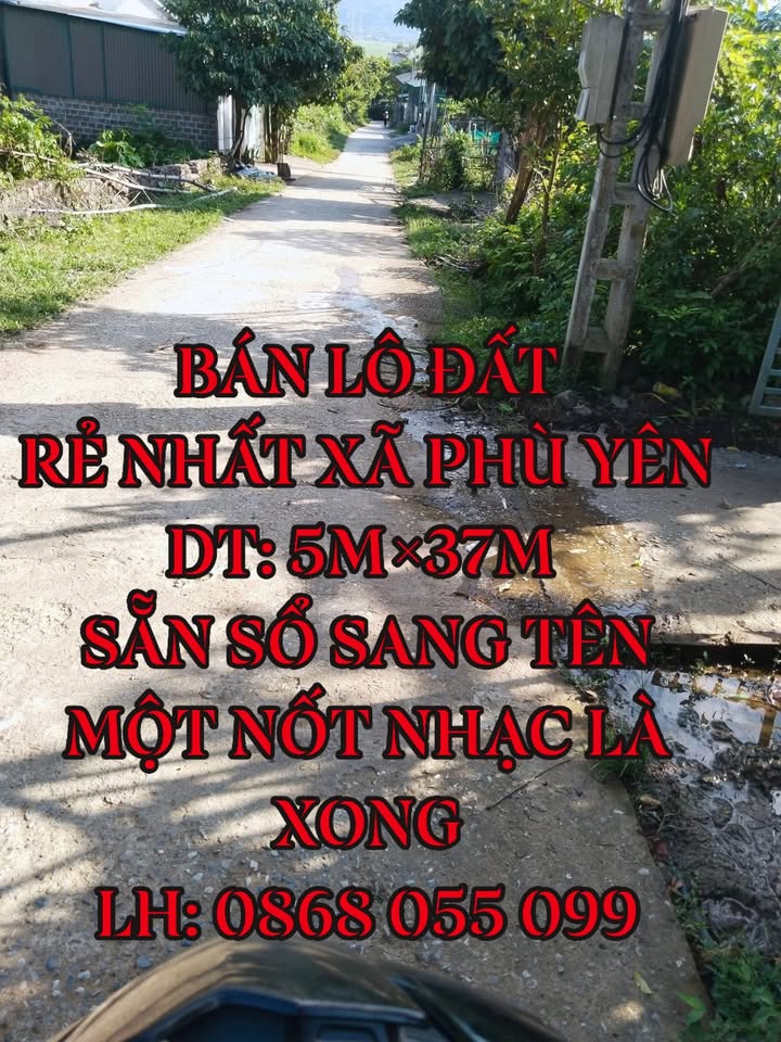 Đất nền Tiểu Khu Mo Nghè, Xã Huy Thượng, 185m² - Giá rẻ nhất khu vực!