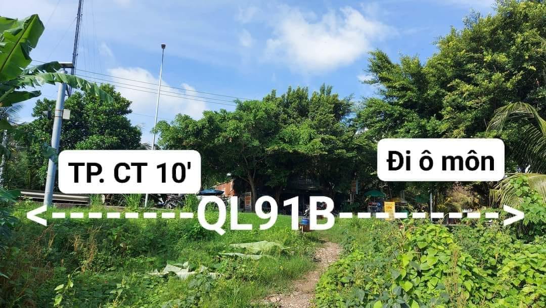 Đất mặt tiền Quốc Lộ 91B, Bình Thủy, 2937m² giá 14 tỷ - Kinh doanh đa ngành nghề!