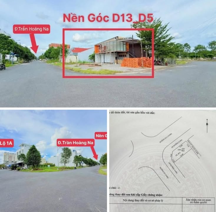 Đất nền góc mặt tiền đường D13 và D5 KDC Hồng Loan 6A 96m² giá 5.35 tỷ - Đầu tư sinh lời tuyệt vời!
