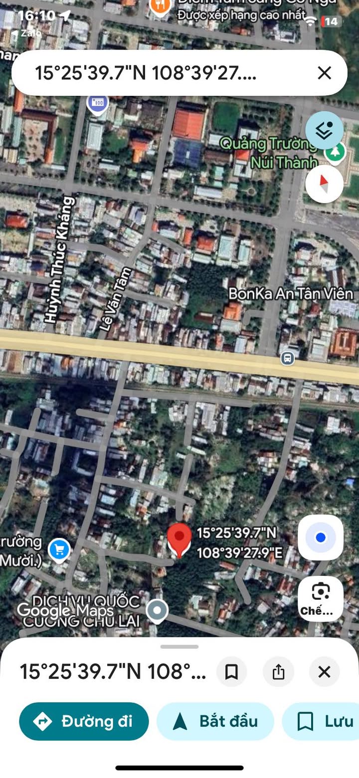 Đất nền trung tâm thị trấn Núi Thành 240m² giá 1.4 tỷ - Cơ hội đầu tư hấp dẫn!