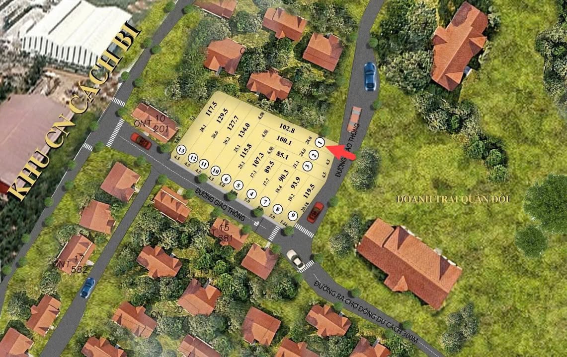 Lô đất thổ cư Đào Viên, Quế Võ 103m² giá 1.x tỷ - Đầu tư sinh lời ngay!