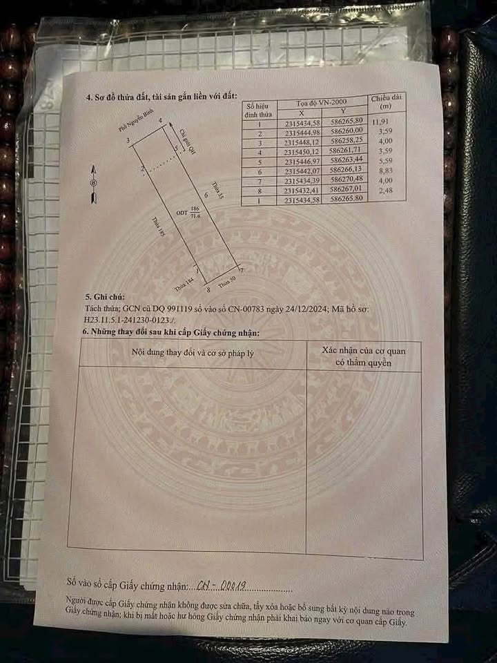 Lô đất đẹp mặt phố Nguyễn Bình, 71.6m² giá 3.8 tỷ - Đầu tư sinh lời ngay!