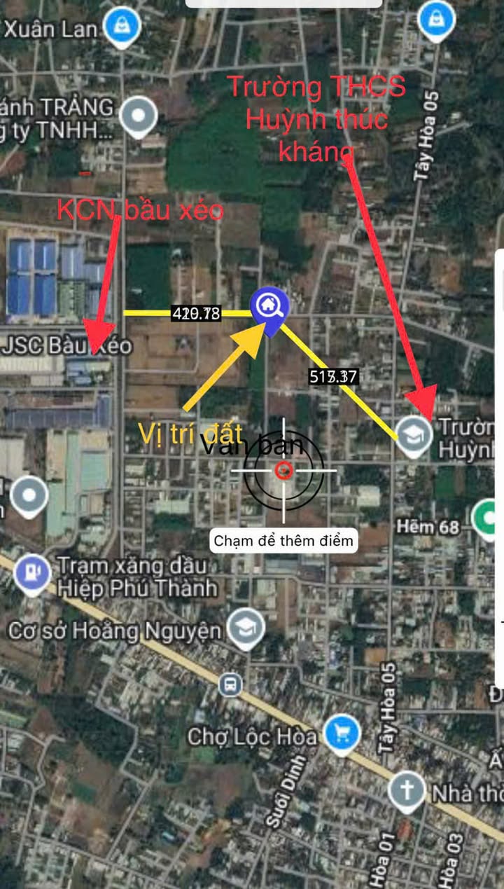 Đất thổ cư Tây Hòa 150m² giá 1 tỷ - Lô góc 2 mặt tiền cực đẹp!