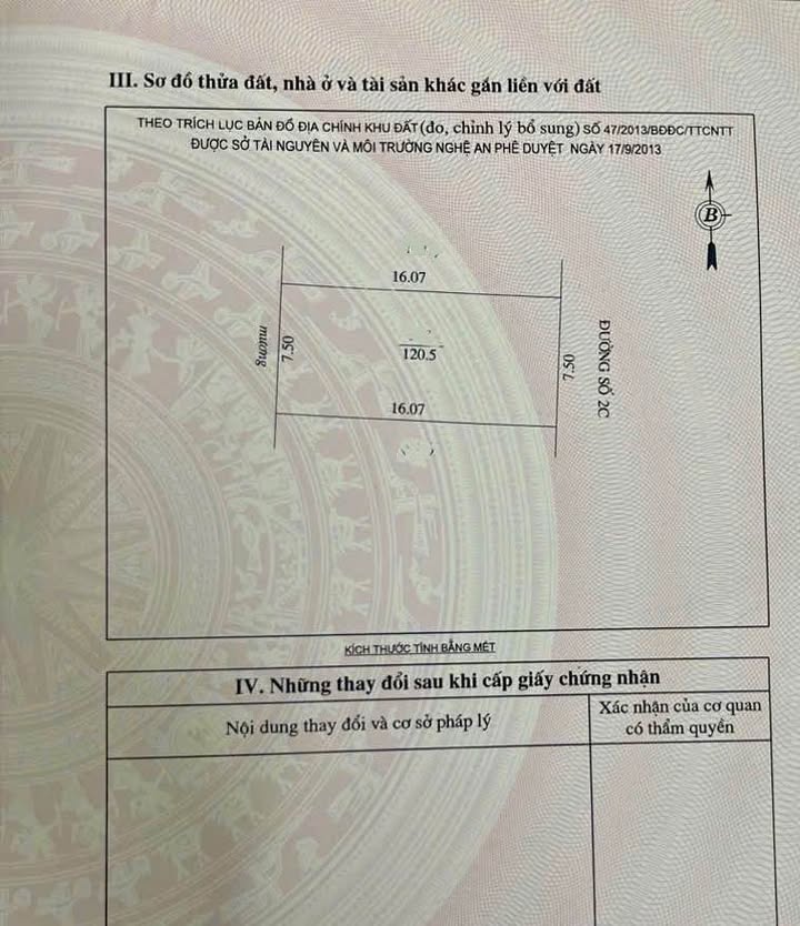 Đất nền Danatol Cửa Nam 120,5m² giá 6.X tỷ - Mặt đường kinh doanh sầm uất!