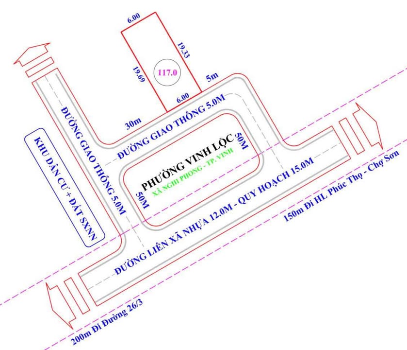 Đất nền xóm 5 Nghi Phong, 117m² chỉ 1.8 tỷ - Đầu tư sinh lời ngay!