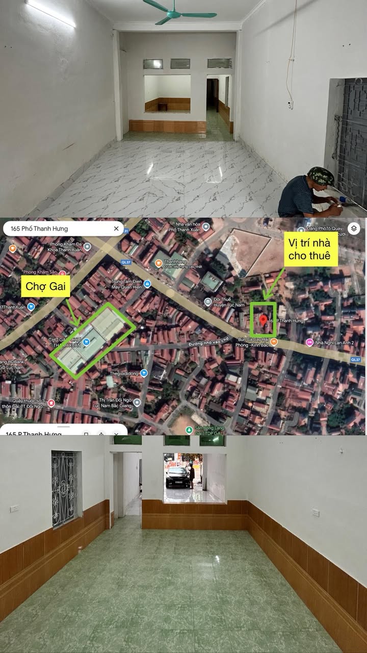 Nhà mặt tiền cho thuê tại xã Lục Nam, Bắc Giang - Kinh doanh dễ dàng ngay cổng chợ!