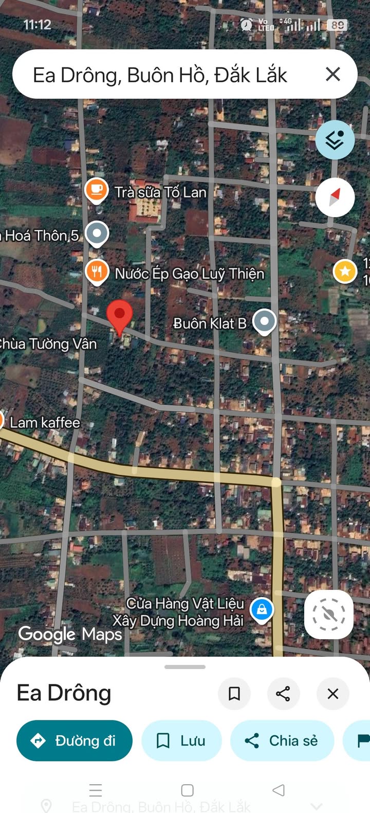 Đất nền chính chủ thôn 5 xã Ea Drông 600m² chỉ 15.6 tỷ - Cơ hội đầu tư tuyệt vời!