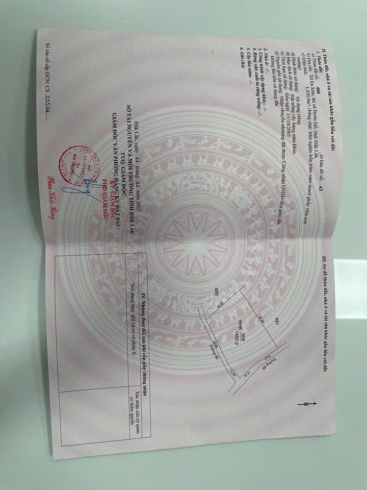 Đất nền 1450m² thôn 6B, xã Ea Siên, Buôn Hồ - Giá chỉ 369 triệu!