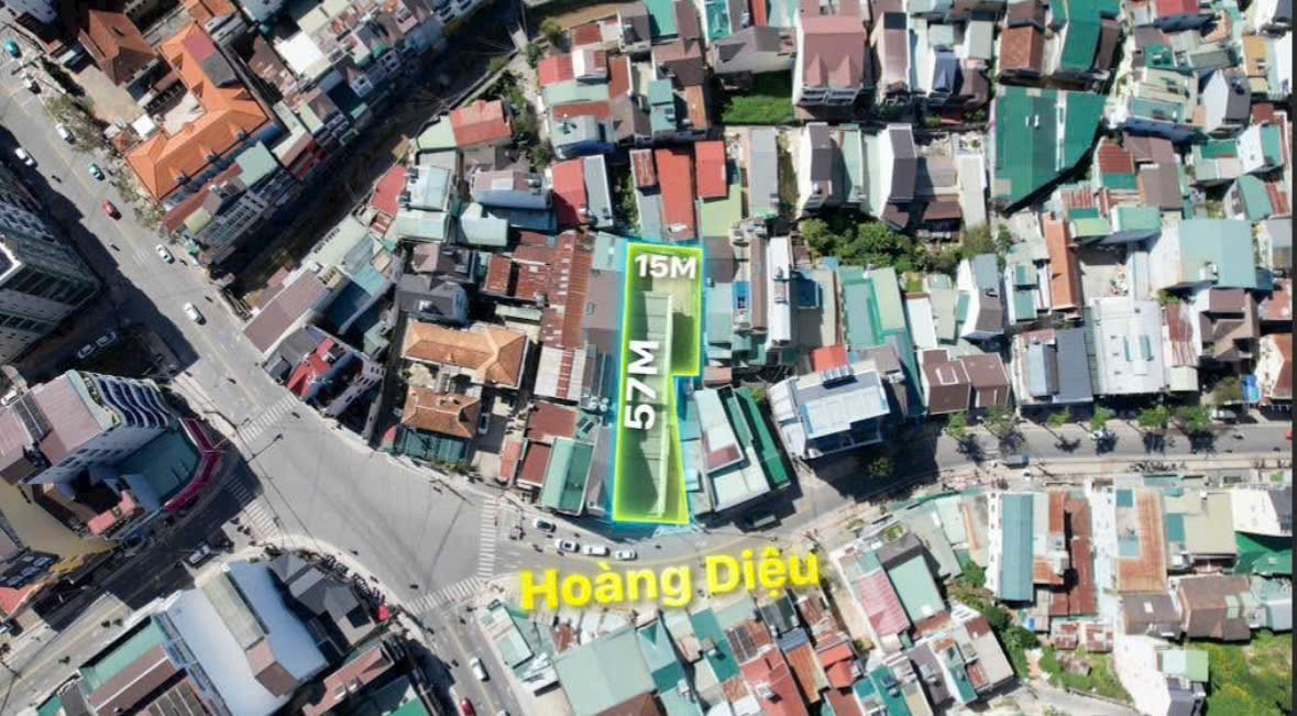 Đất 2 mặt tiền Hoàng Diệu Đà Lạt 862m² giá 125 tỷ - Đầu tư sinh lời hấp dẫn!