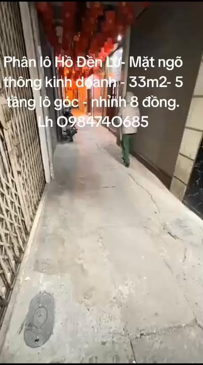 Nhà riêng khu phân lô Hồ Đền Lừ 33m² giá nhỉnh 8 tỷ - Đầu tư sinh lời ngay!