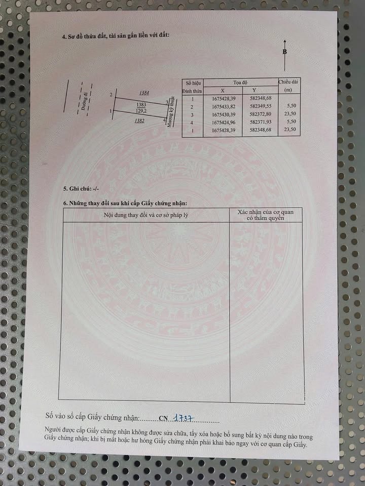 Đất mặt tiền Nguyễn Chánh, Tịnh Hà 130m² giá 1.1 tỷ - Phù hợp mở kho xưởng!