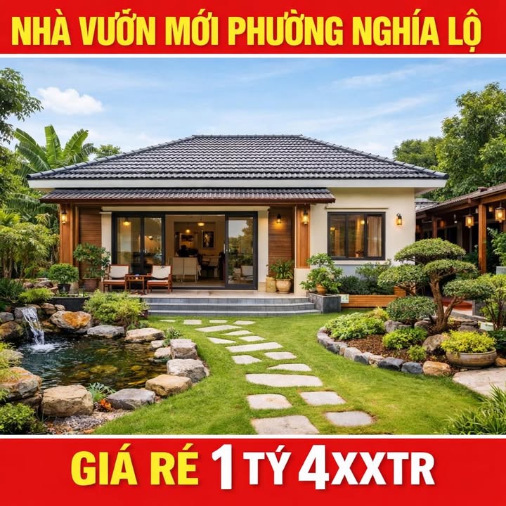 Nhà vườn Quảng Ngãi 270m² giá 1.4 tỷ - An cư lý tưởng giữa lòng phố