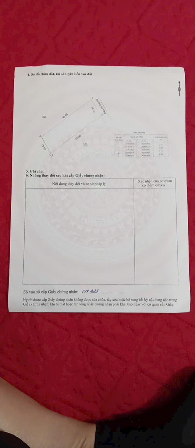 Đất nền Khu Mường Định, Tân Lạc 476.9m² - Nở hậu, sổ đỏ chính chủ!