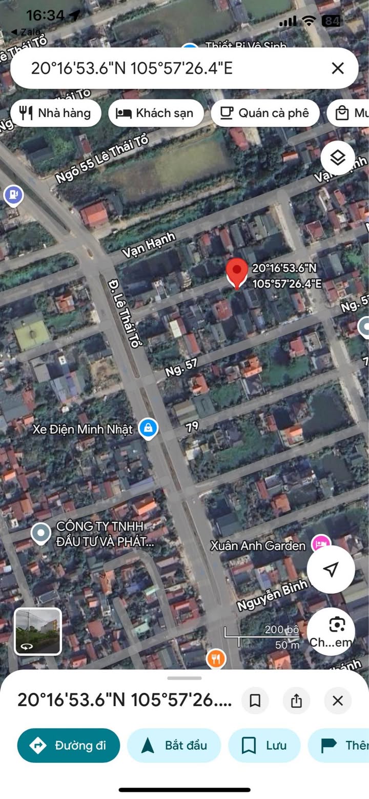 Đất nền Ninh Khánh 108m² giá 6 tỷ - Khu dân cư văn minh, vị trí đẹp!