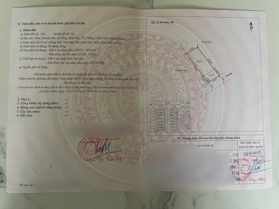 Đất nền Hoành Mô, Bình Liêu 246m² giá 2 tỷ - Đầu tư sinh lời ngay!