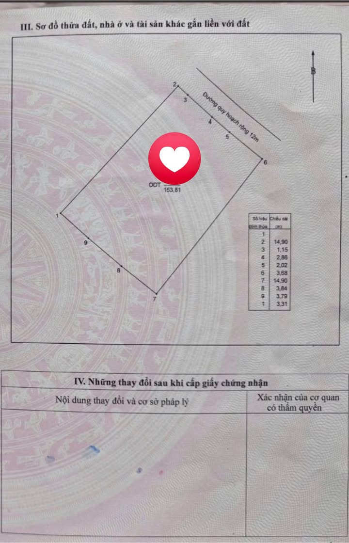 Đất nền Hồ Xương Rồng Thái Nguyên 153.8m² giá 1.07 tỷ - Cơ hội đầu tư hiếm có!