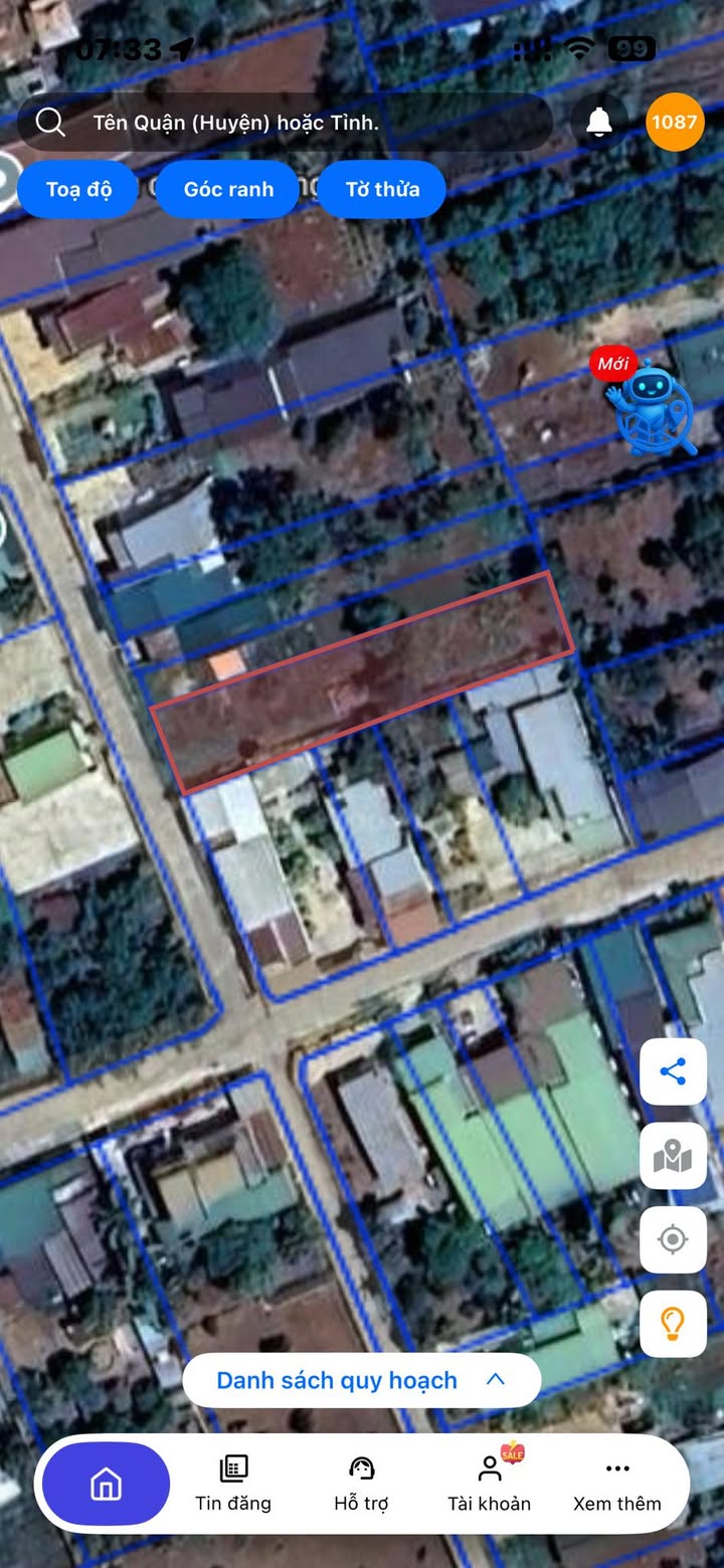 Đất nền Hòa Tiến, Krông Pắc 2538m² giá 11.85 tỷ - Sổ đỏ chính chủ