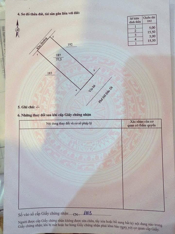 Lô đất TĐC Mai Pha Lạng Sơn 77m² giá 3 tỷ - Vị trí đẹp mặt đường Hồ Đắc Di!