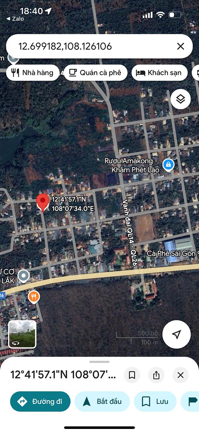 Đất nền hẻm cấp 1 Kotam QL26 98m² giá 799 triệu - Cơ hội đầu tư tuyệt vời!