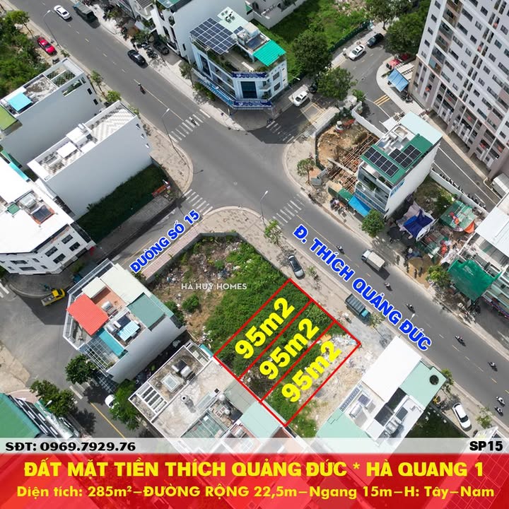 Đất mặt tiền Thích Quảng Đức, Nha Trang 285m² giá 36 tỷ - Cơ hội đầu tư tuyệt vời!