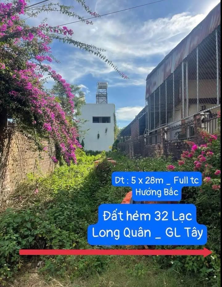 Đất thổ cư 140m² tại hẻm 32 Lạc Long Quân, Pleiku chỉ 1.39 tỷ - Đầu tư sinh lời!