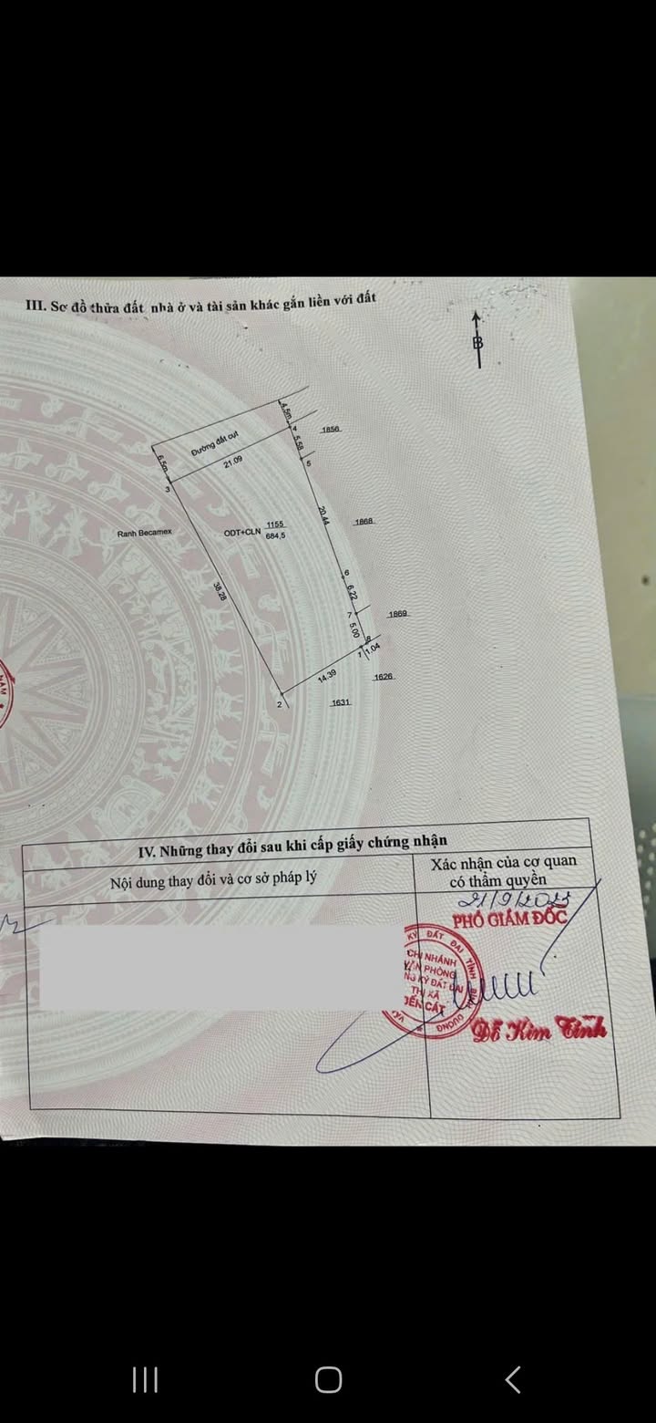 Đất nền Phường Thới Hòa, Bến Cát 684m² giá 3.7 tỷ - Cơ hội đầu tư tuyệt vời!