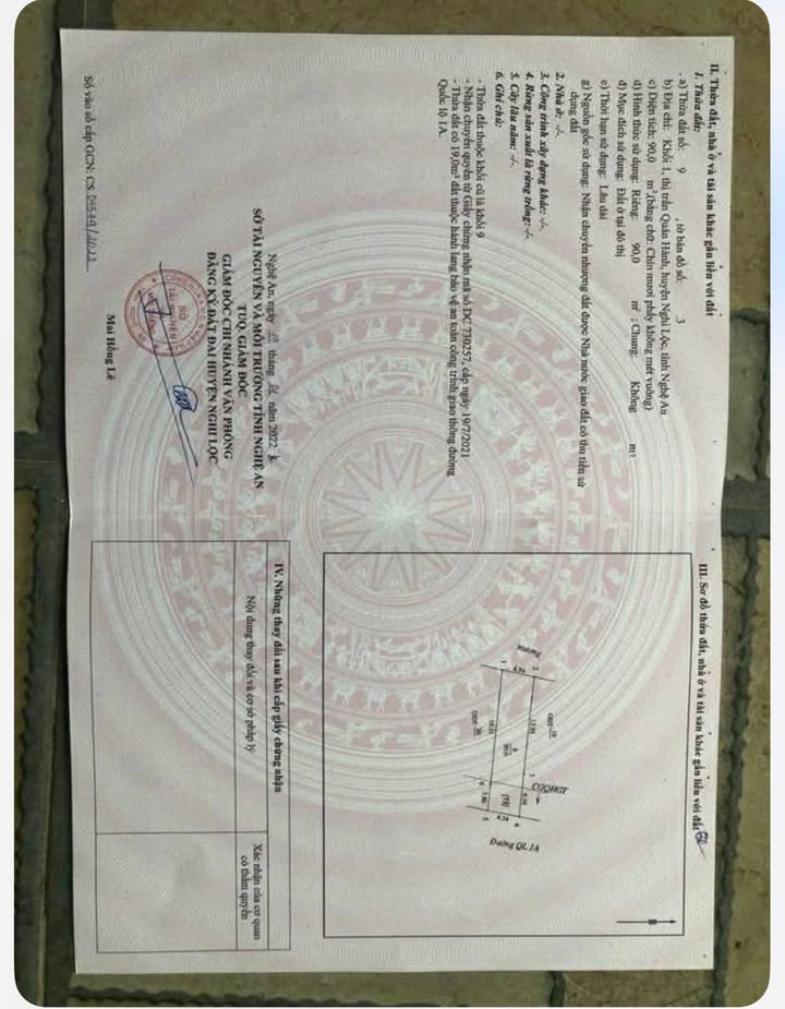 Đất nền Quán Hành, Nghi Lộc 90m² giá 3 tỷ - Cơ hội đầu tư sinh lời!